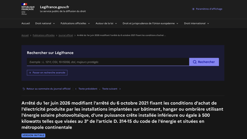 Nouvel arrêté tarifaire S21 juin 2026 : Fin de la prime à l’autoconsommation et tarif de rachat EDF OA à 1,1 centime/kWh en Occitanie à Toulouse (31) ?