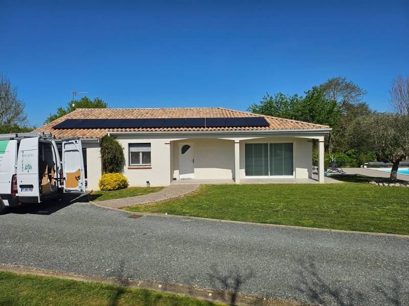 Chantier pour une centrale solaire de 7,5kWc de puissance et installation d’un EMS EMMA Huawei pour ce beau projet photovoltaïque à Montrabé (31)