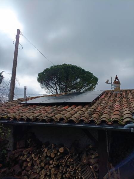 Pose d’une centrale 7,5kWc avec panneaux solaires DualSun et onduleur Huawei Fusion Solar triphasé à Montrabé (31)