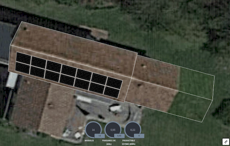 Notre zone d'activité pour ce service Expert en solutions photovoltaïques pour garage avec installation surimposée et système de batterie physique pour énergie autonome